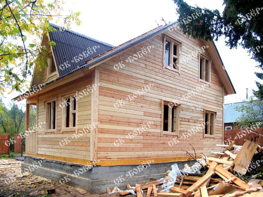 Дом из бруса 6x7 в Балашихе
