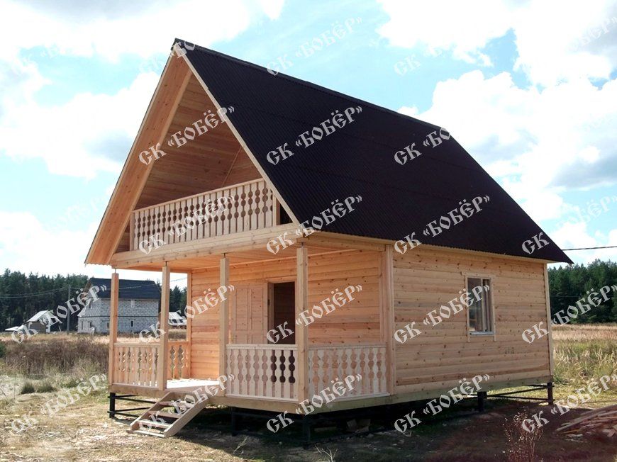 Дом из бруса 6x6 в Озёрах