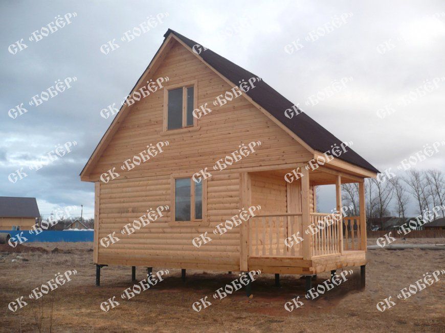 Баня из бруса 7x8 в Подольске