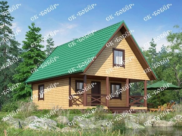 Качественный дом из бруса 6х9