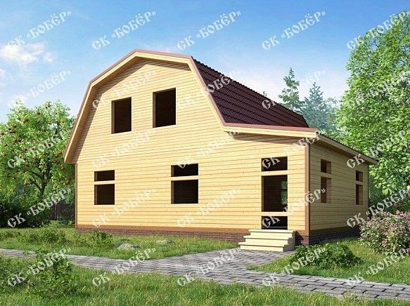 Сруб из бруса 9х9.5
