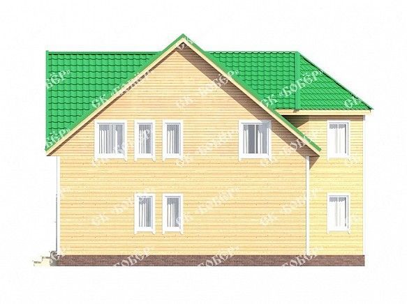 Элитный дом из бруса 11х12. фото