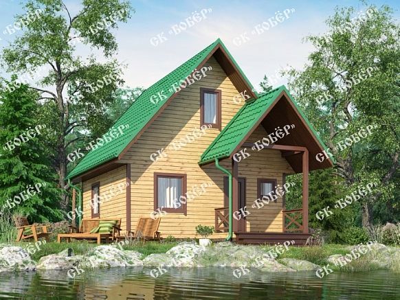 Дом из бруса 6х7.5